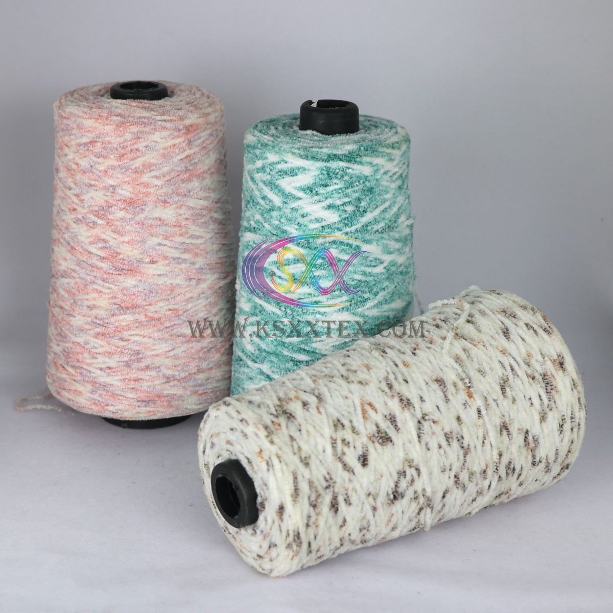 Spced Dyed Chenille Yarn 