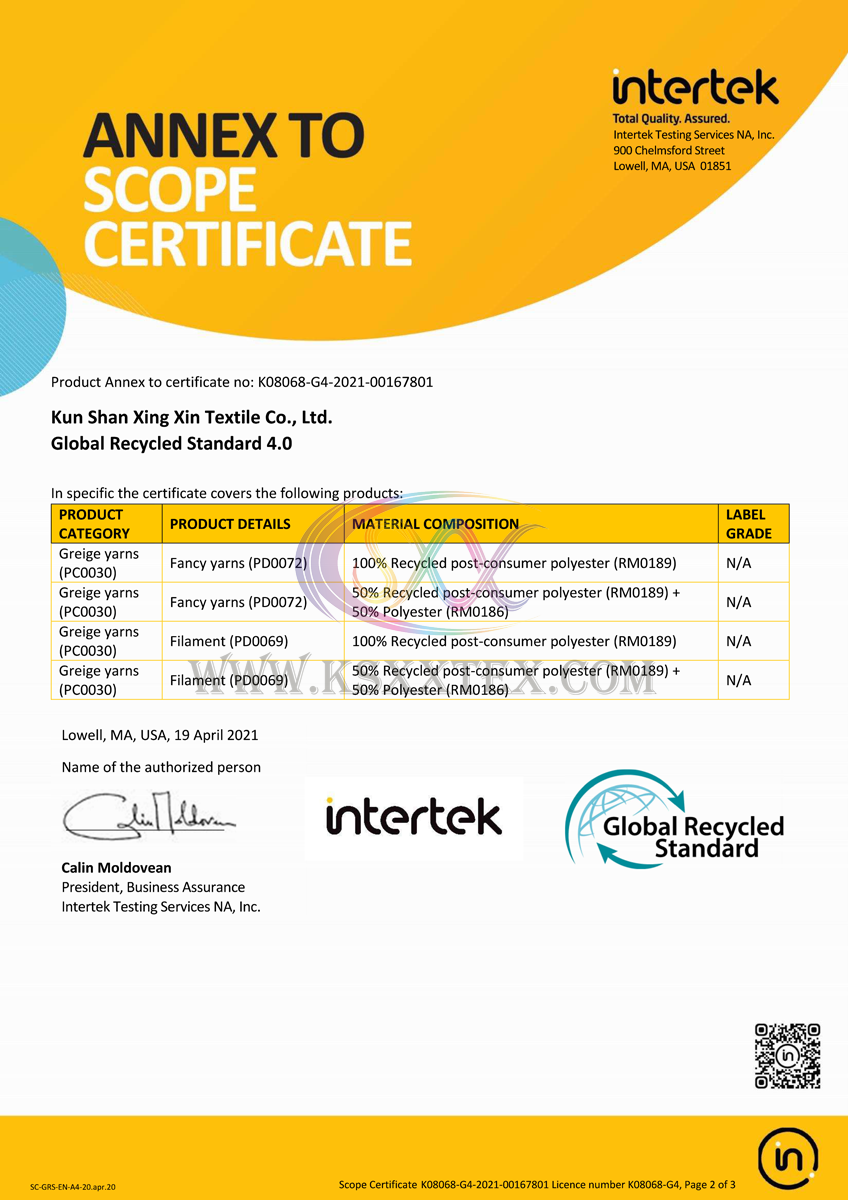 SCOPE certificate